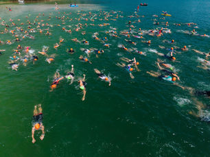 départ du Triathlon Vallée du Joux
