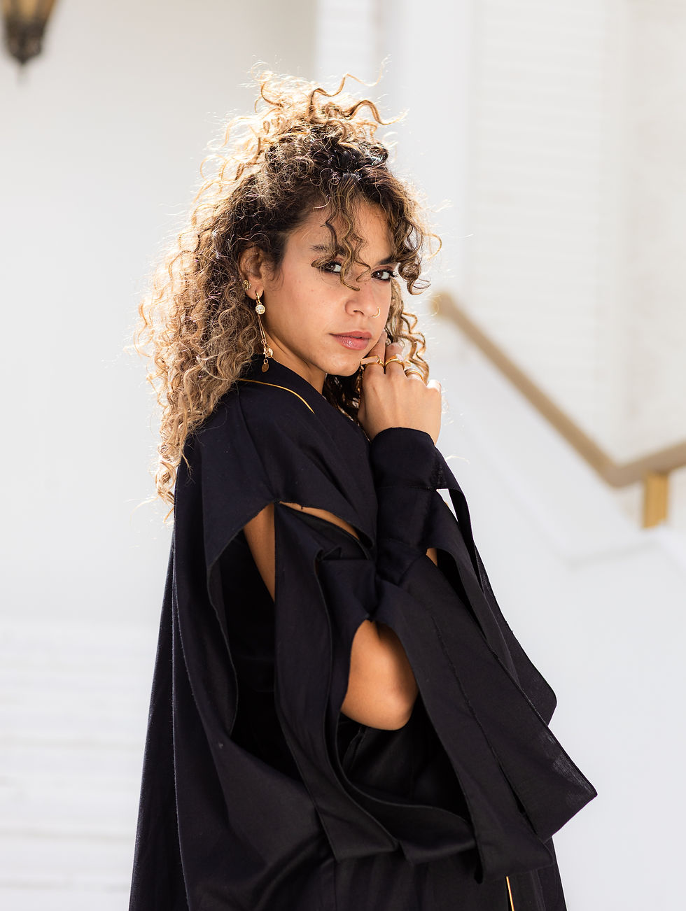 Thumbnail: Sogoud cut off sleeves kaftan set