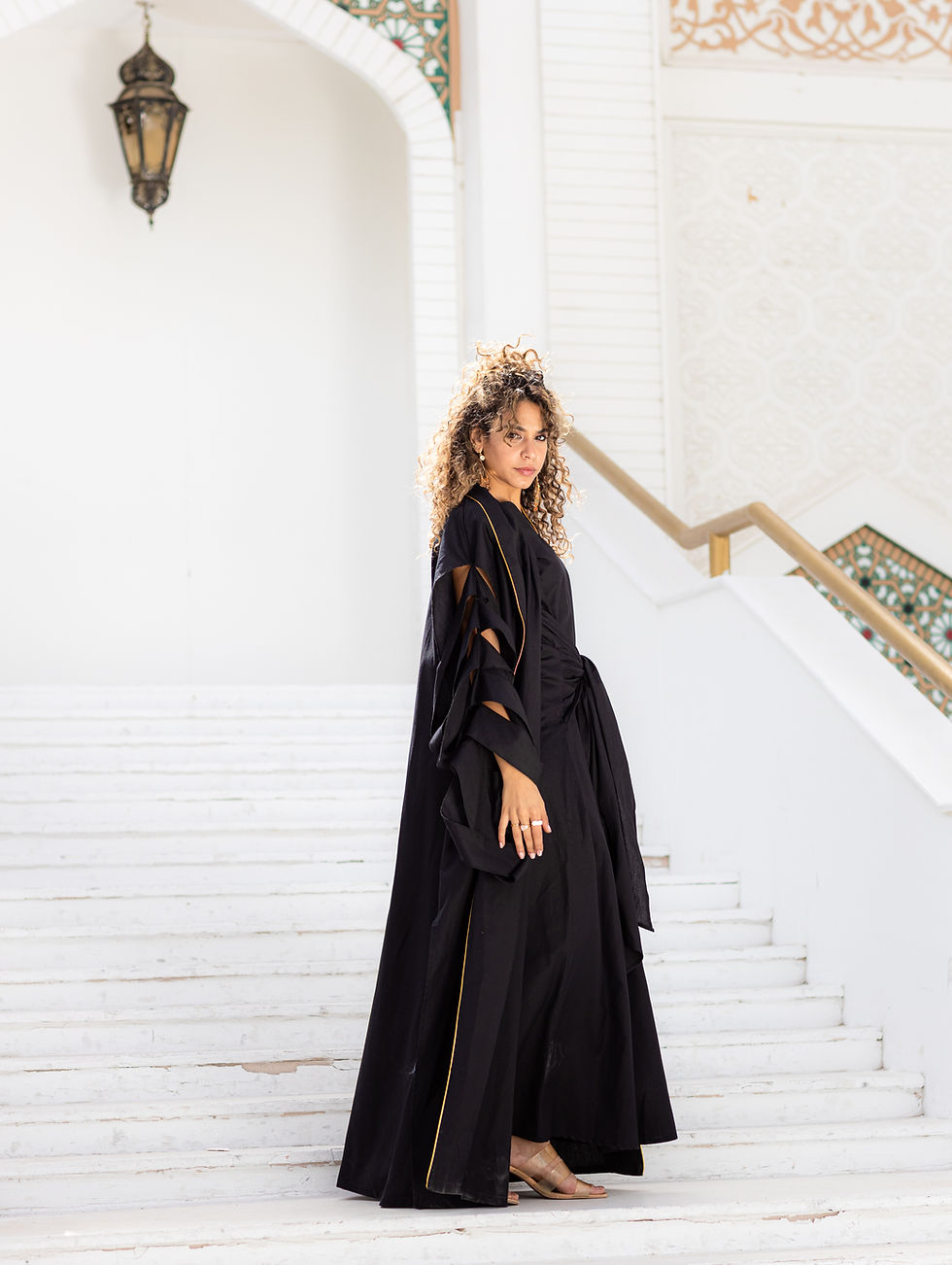 Thumbnail: Sogoud cut off sleeves kaftan set