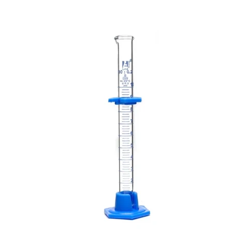 Probeta graduada vidrio base plástico 10ml clase 