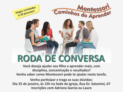 Roda de conversa Montessori