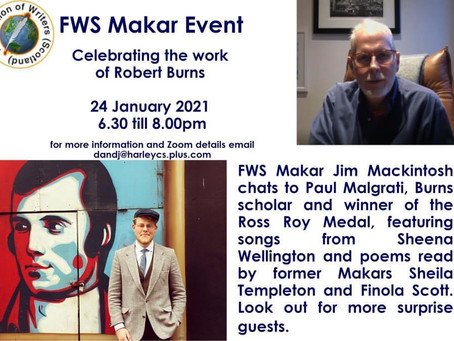 Day 309 - Burns Celebration with Makar Jim Mackintosh
