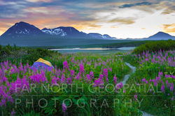 McNeil River Campground at Sunset