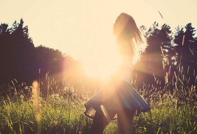 Woman in a Field
