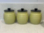 Green Tea Coffee Sugar Kitchen Canisters Sets