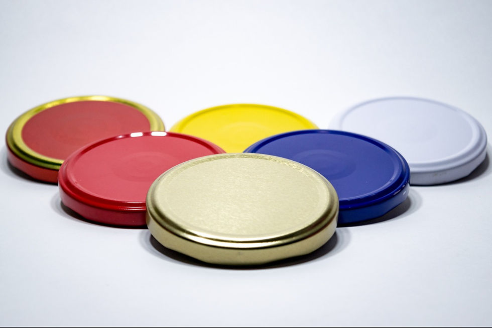 82 ml metal caps