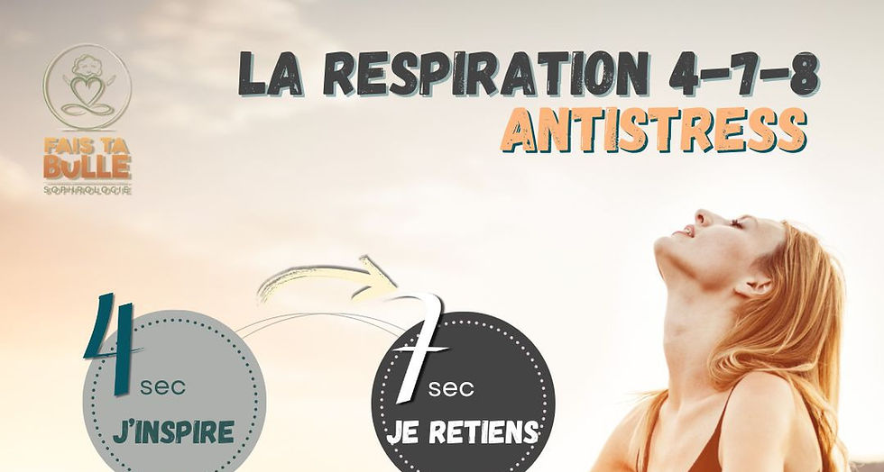 🌿La respiration 4-7-8 : ralentir le souffle pour apaiser l'esprit