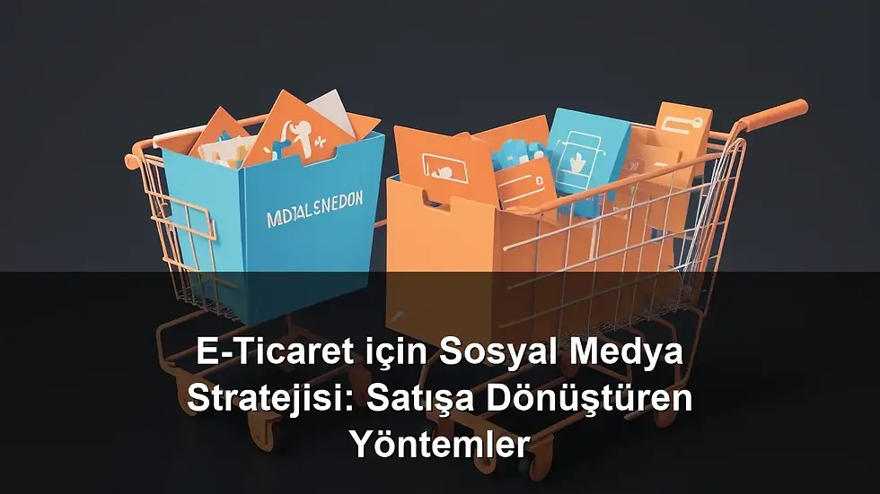 e-ticaret sosyal medya stratejisi - kapak görseli