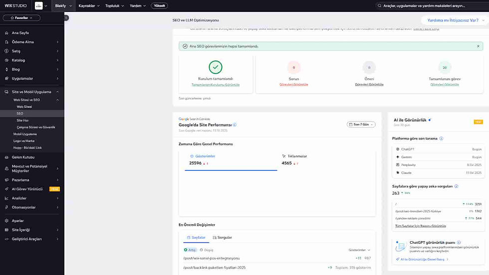 Wix seo settings blakfy web