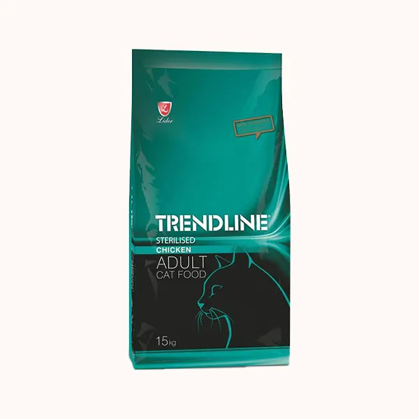 Trendline Kısırlaştırılmış Tavuklu Yetişkin Kedi Maması 15 kg