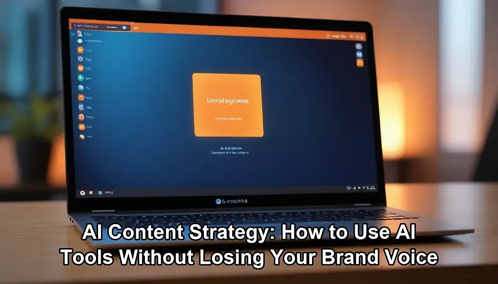 ai content strategy - blog post