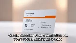 google shopping feed optimization - blog post