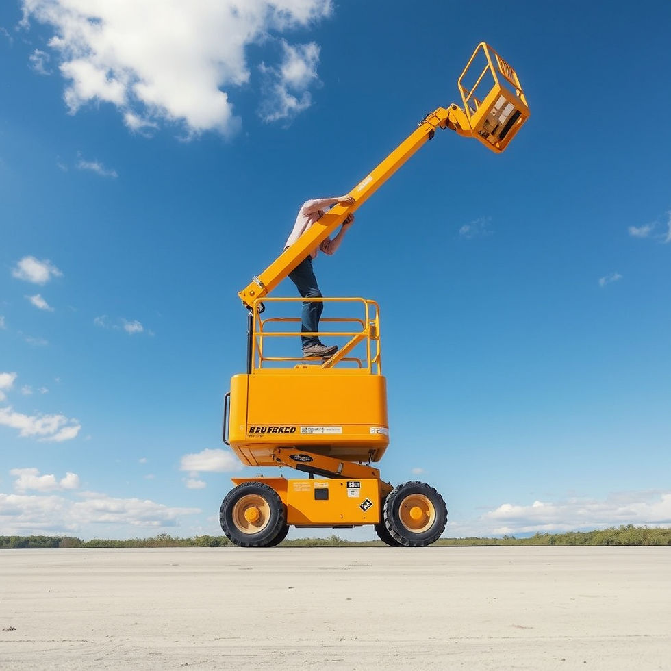 Konya’da bir inşaat sahasında SanPlatform logolu sepetli platformda çalışan iki işçi görülüyor. İşçiler güvenlik kaskı ve emniyet kemeri takarak cephe montajı yapıyor. Arka planda sanayi bölgesi yapıları ve vinçler yer alıyor, güvenli ve profesyonel çalışma ortamını yansıtıyor.