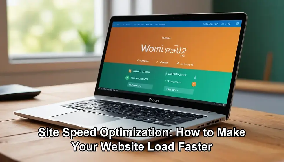 site speed optimization - cover image