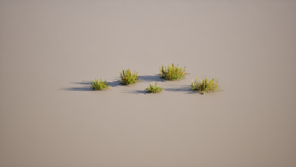 Grass clumps