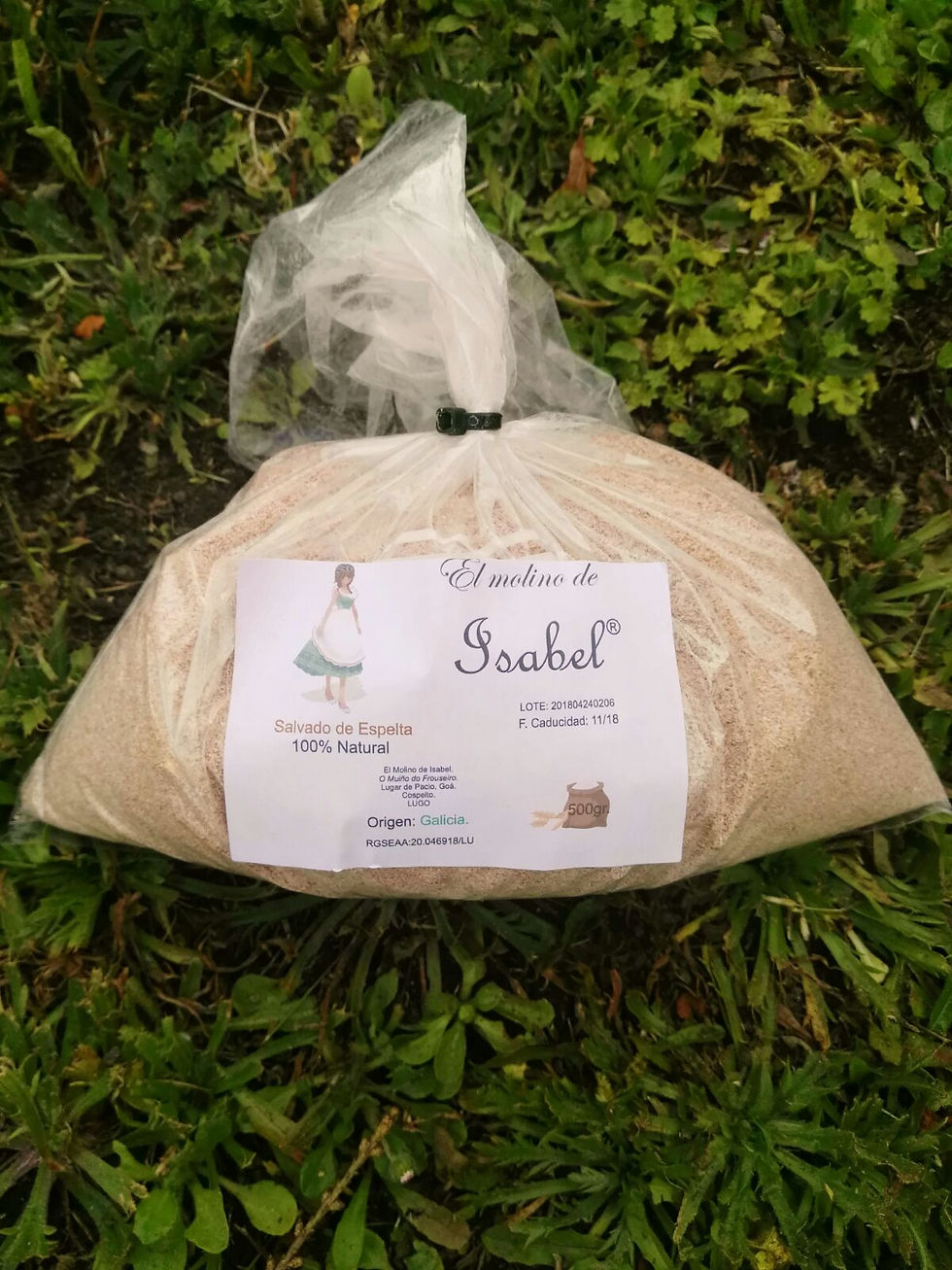 Miniatura: Salvado de Espelta 100% natural 250gr