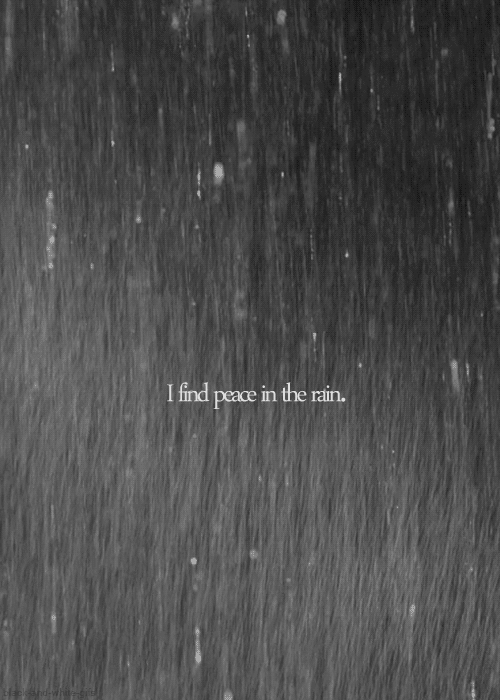 I like the rain