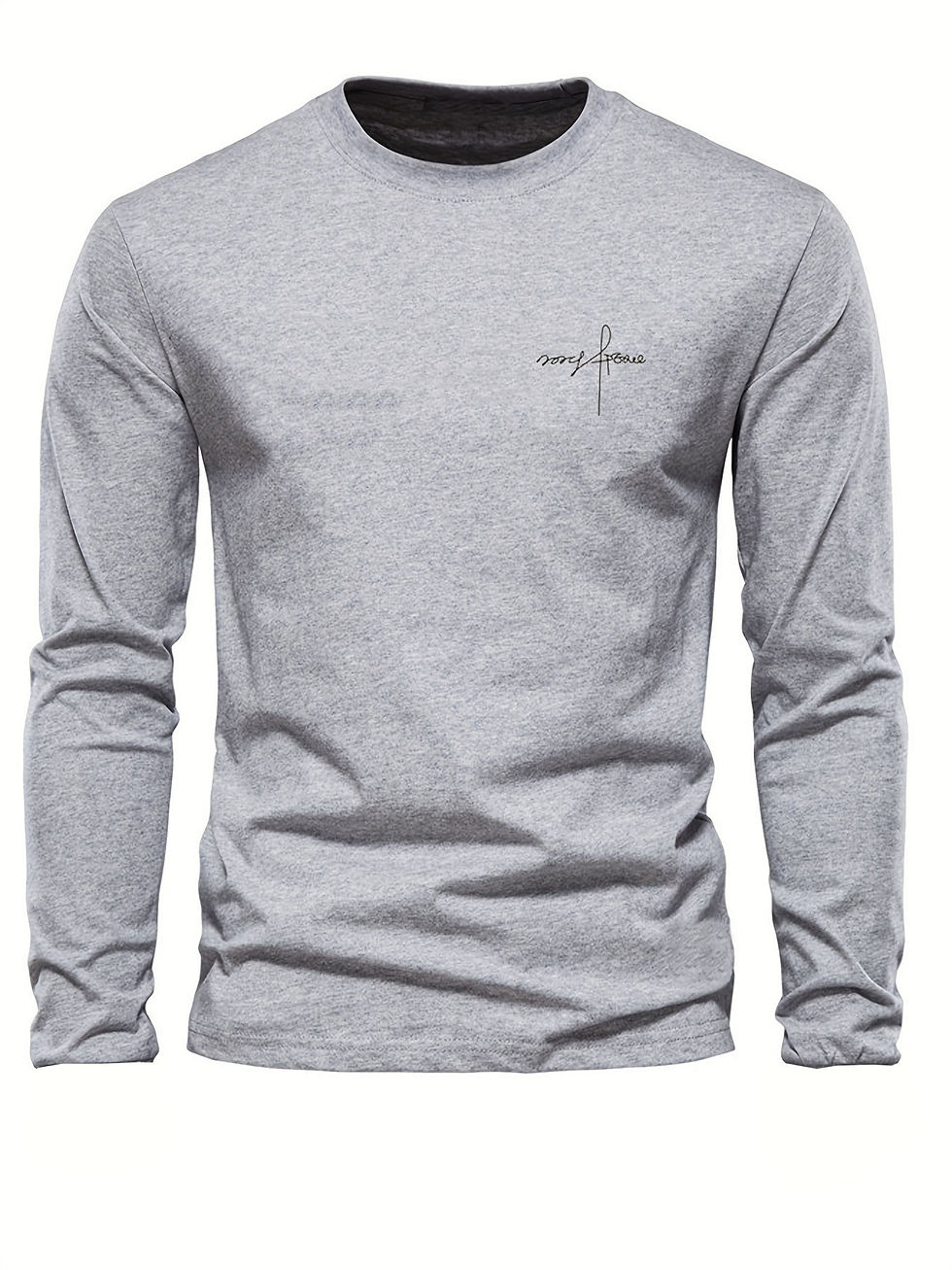 Miniatura: Camiseta masculina de algodão com estampa de letras