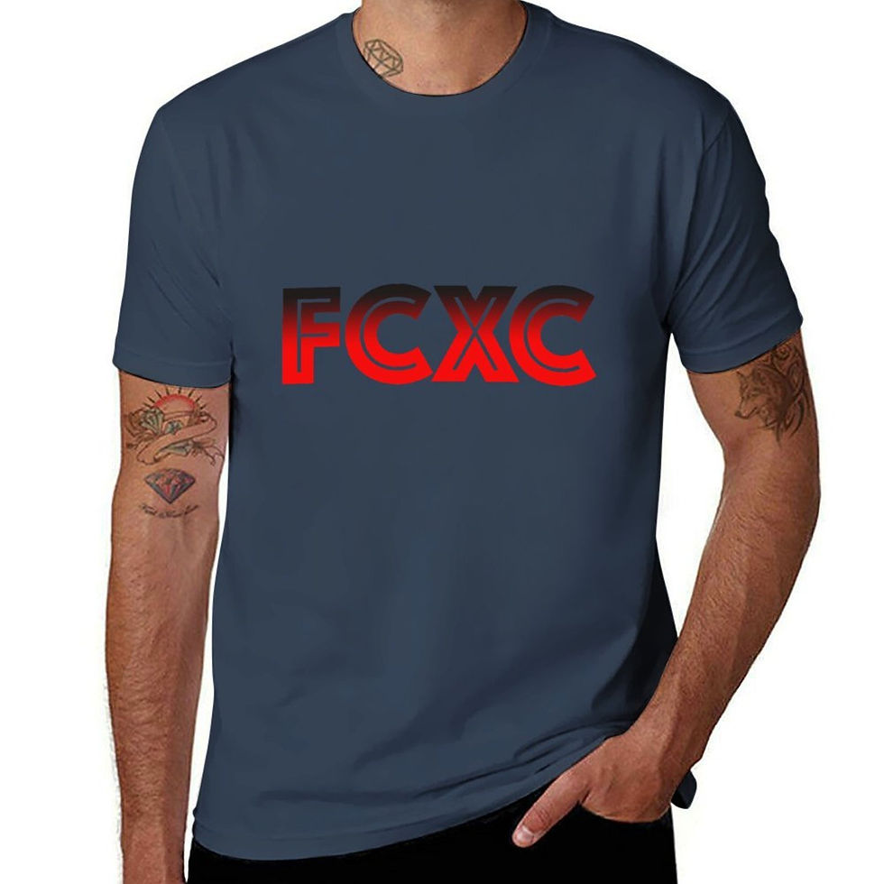 Miniatura: Camiseta Masculina FCXC com Estampa Artística Moderna