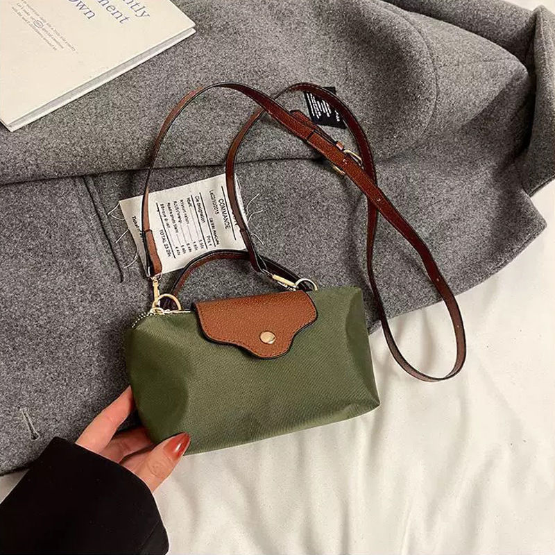 Miniatura: Bolsa dumpling retrô clássica, leve e casual