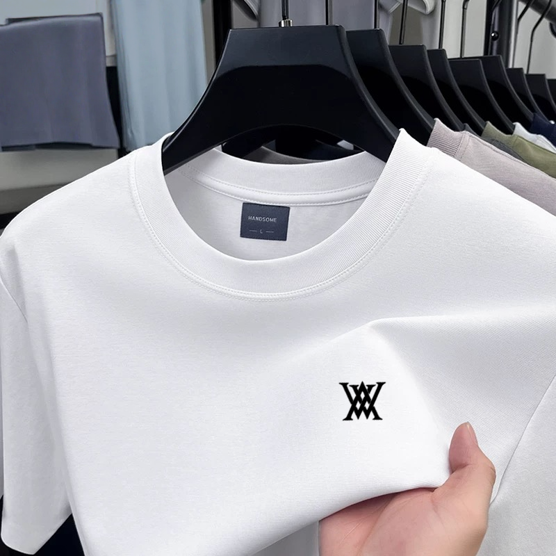 Miniatura: Camiseta Masculina Premium de Manga Curta, Estampa, Gola Redonda e Algodão