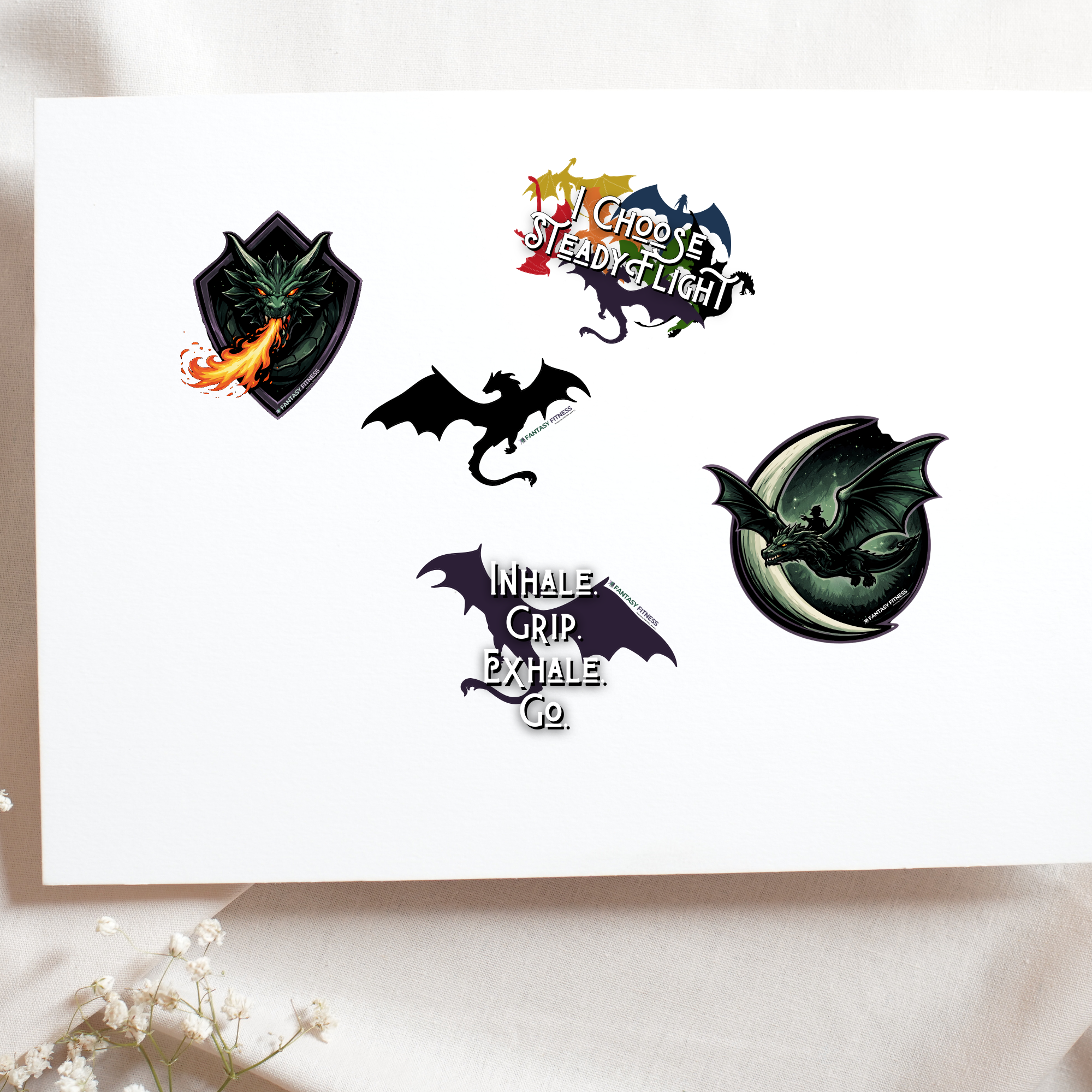 Dragon Rider Archetype Sticker Set