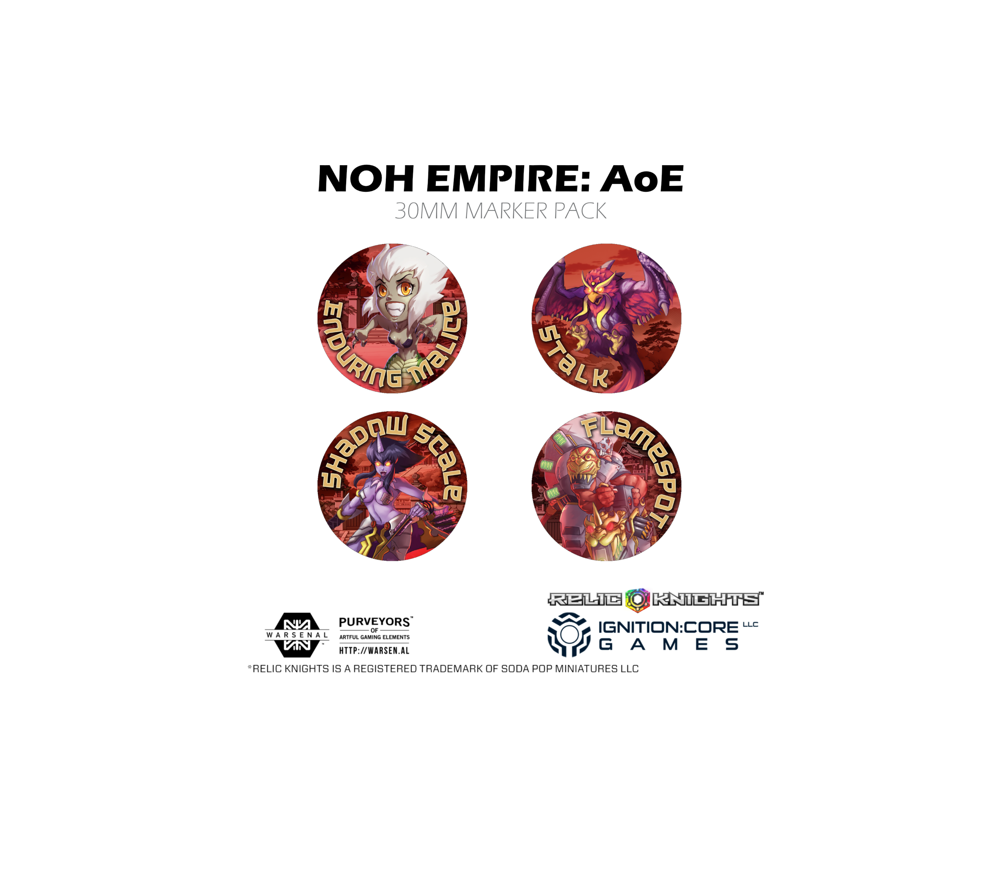 Noh Empire AoE Token Pack #1