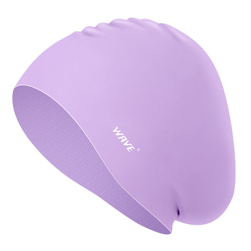 Fashionable Waterproof Silicone Swimming Cap for Long Hair