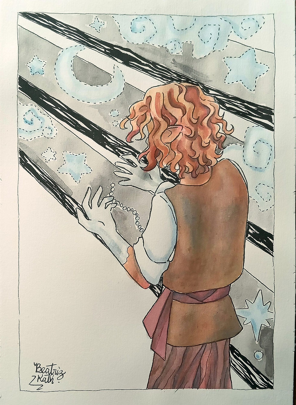 [5/6] drawtober 2024 | fantasma (ghost)
