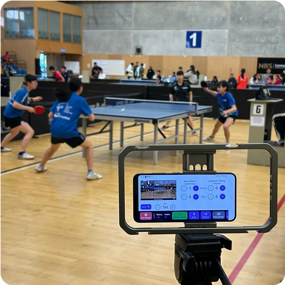 Table Tennis NZ love using Cam One