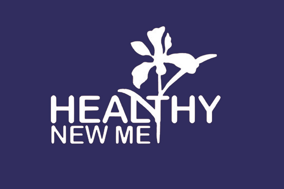 Healthy New Me logo "Healthy New Me Helping Women Thrive Through Change"