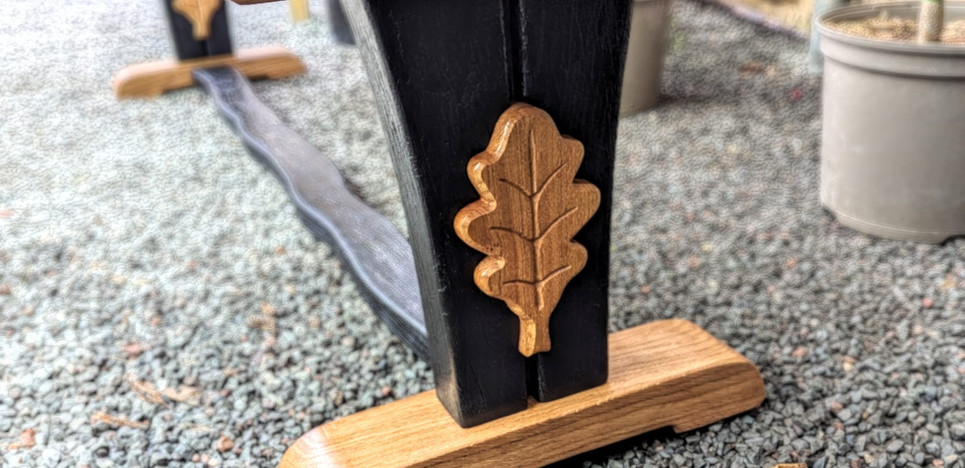Oak bench