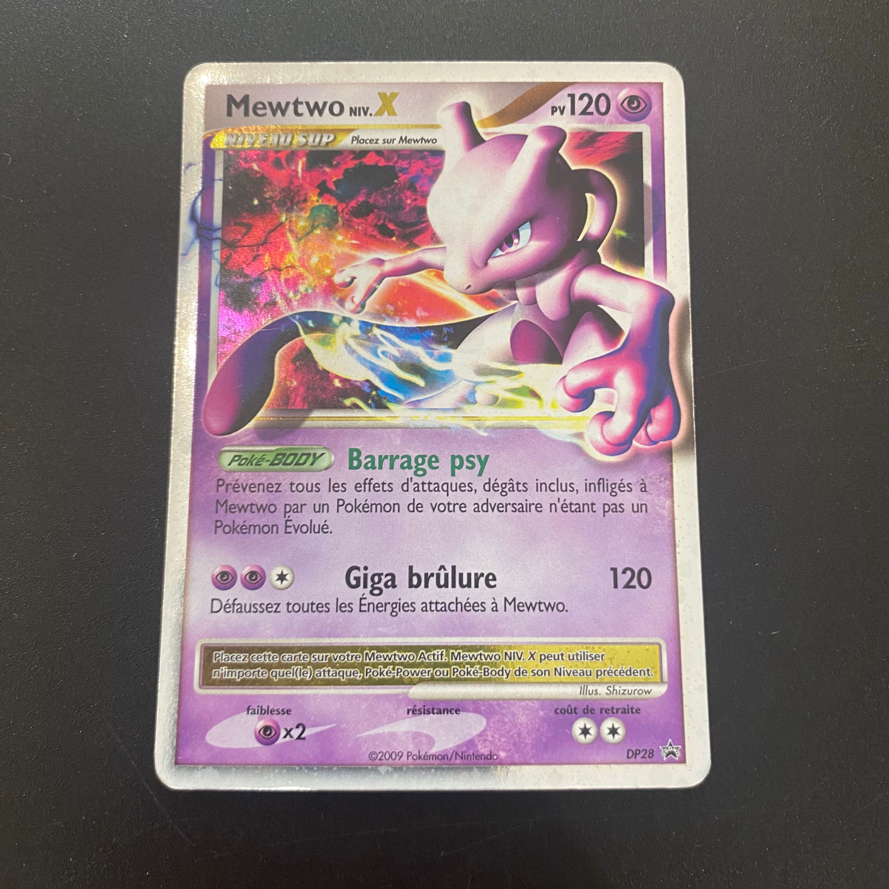 Mewtwo niveau X DP28 promo