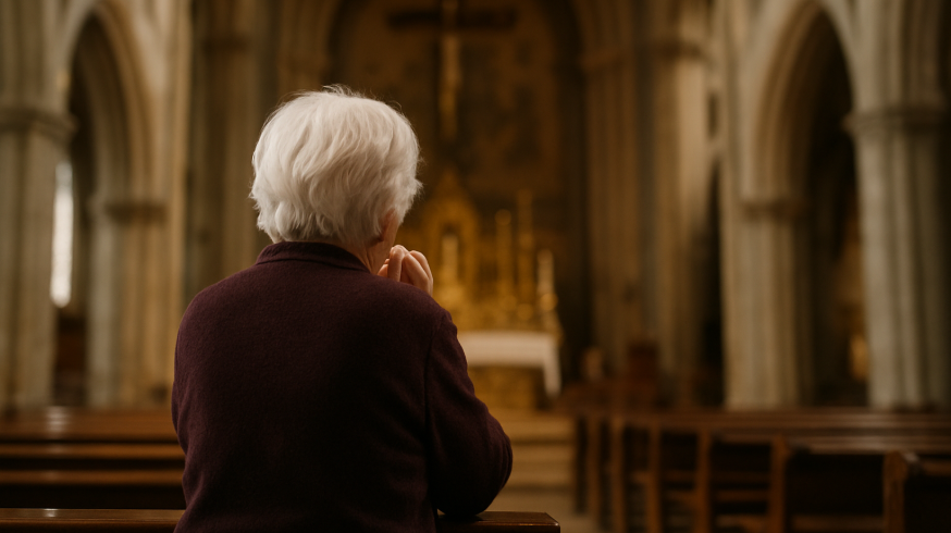 Sinto saudade das "missas de minha avó"