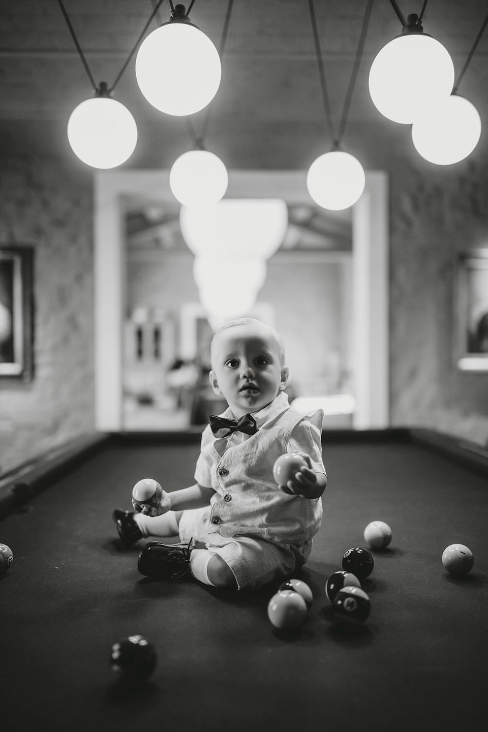 Bambino durante i preparativi del matrimonio a Vignamaggio