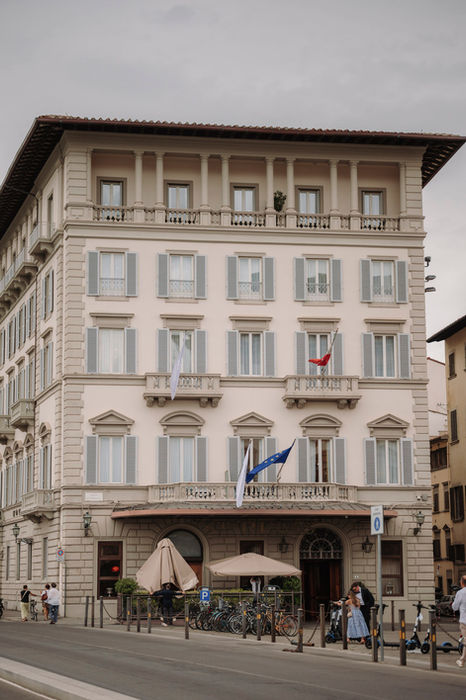Exterior of The St Regis Florence luxury hotel