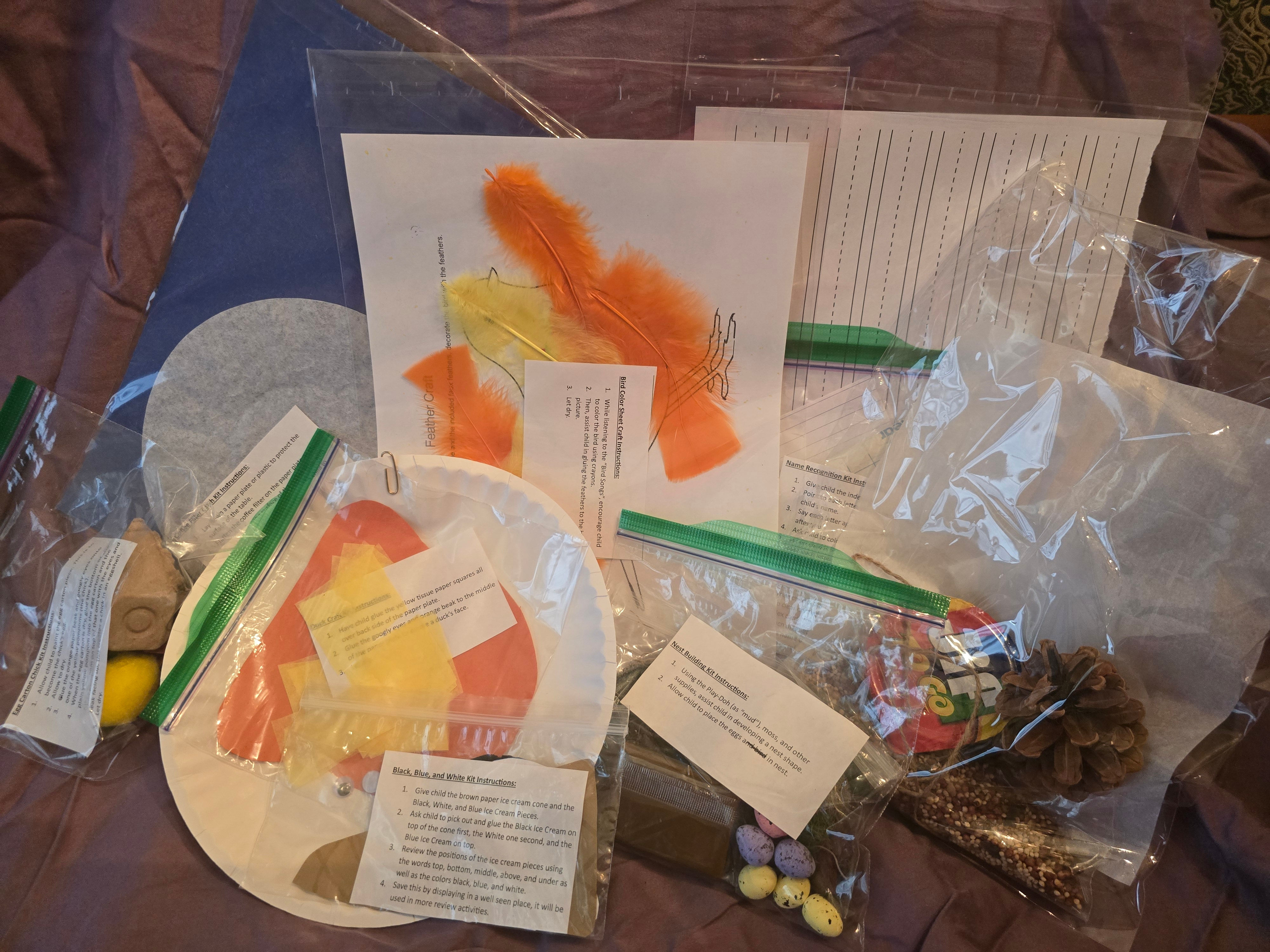 Month 1 Extra Craft Kits