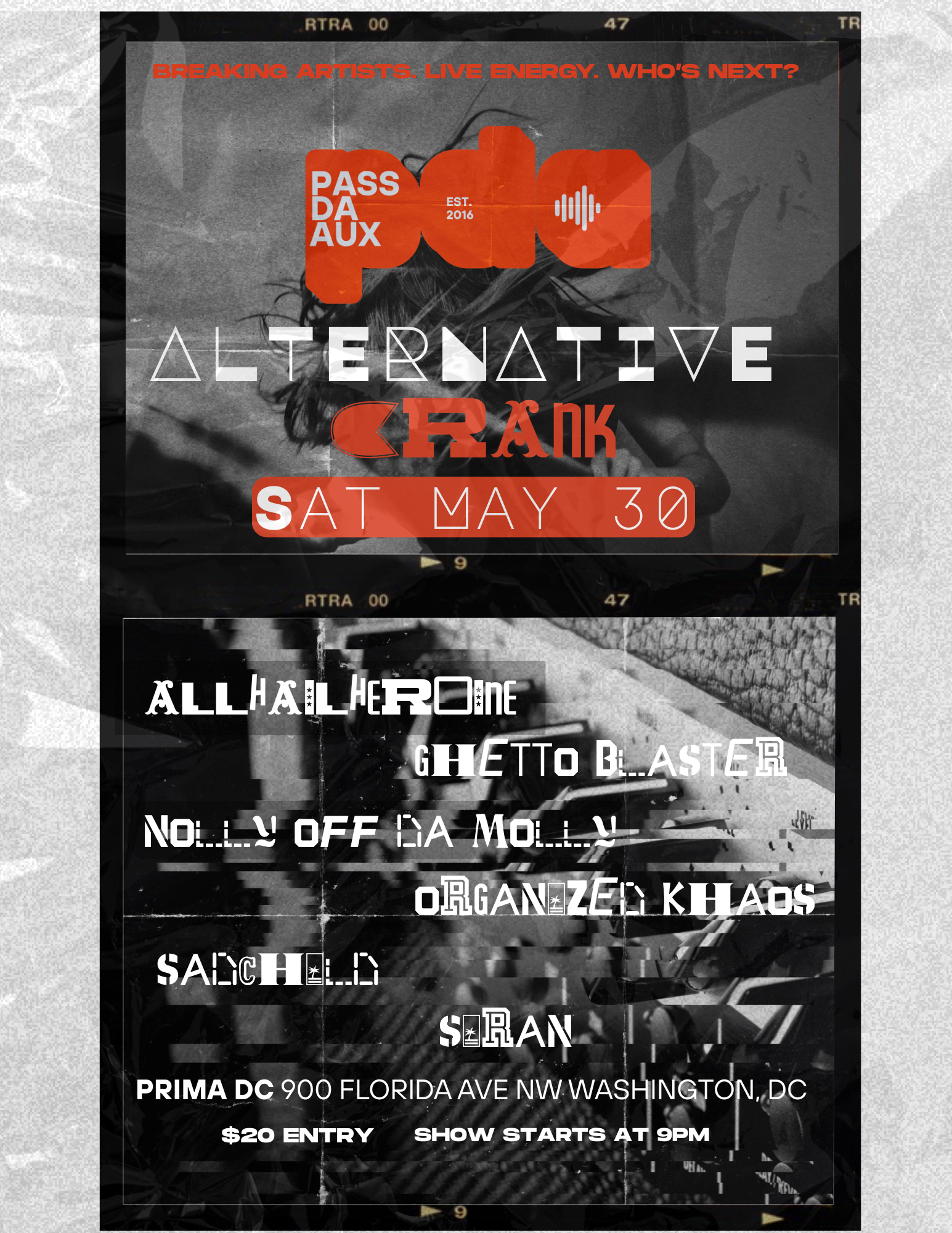 Pass Da AUX Goes Full “Alternative Crank” Mode This Saturday in D.C.