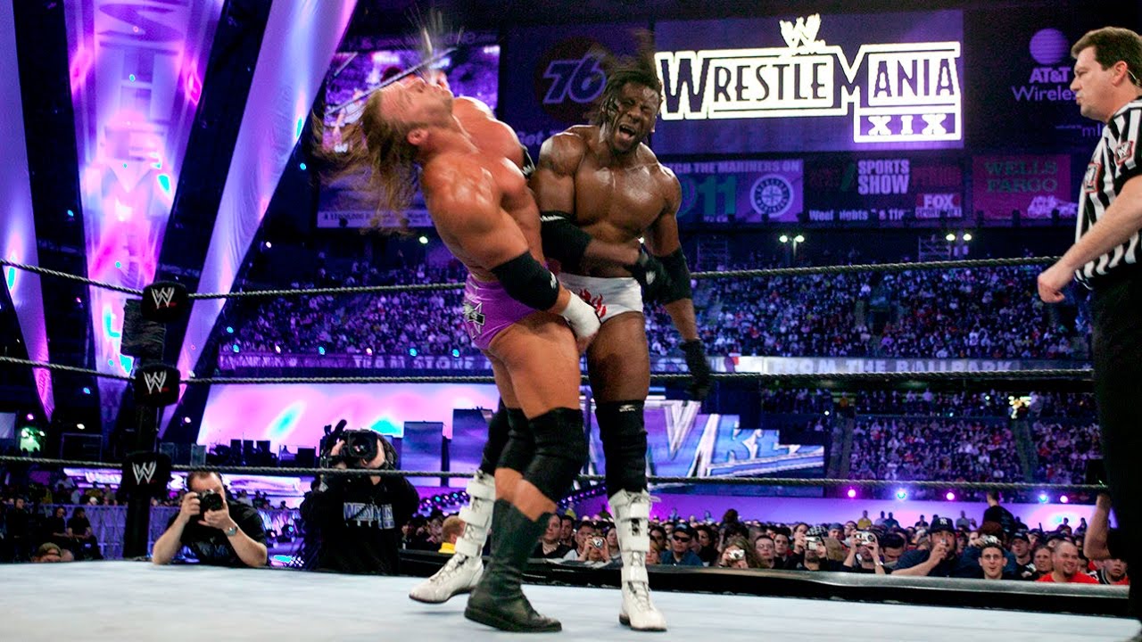 Booker T vs Triple H at Wrestlemania 19