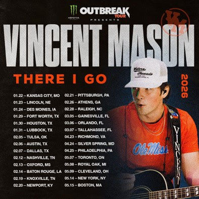 Vincent Mason Announces 2025 Headline Tour: There I Go