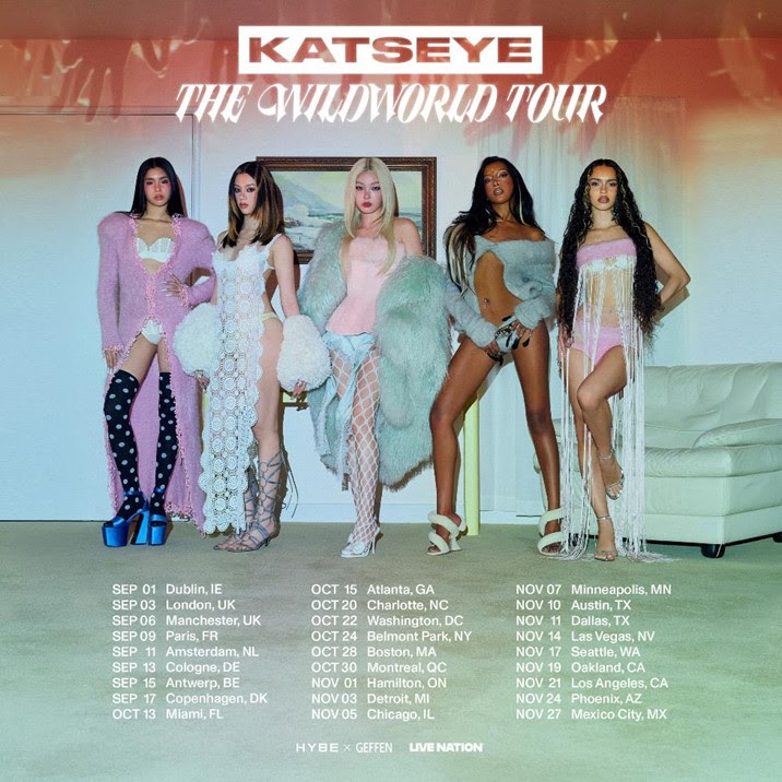 KATSEYE Announces 2026 WILDWORLD Tour Across Europe and North America