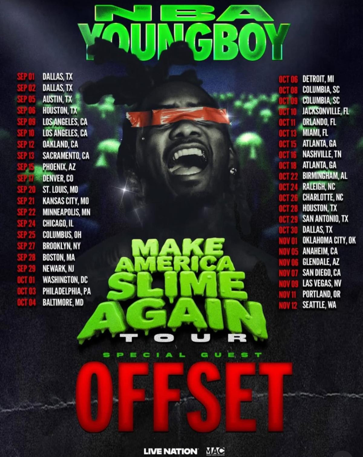 Offset Announces Fall Tour with YoungBoy Never Broke Again + Drops KIARI Deluxe