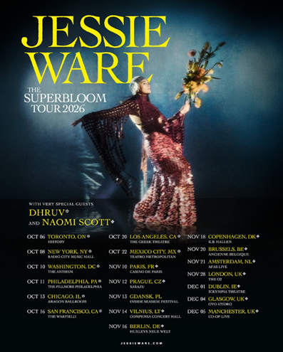 Jessie Ware Announces “The Superbloom Tour” as She Steps Into Her Biggest Era Yet