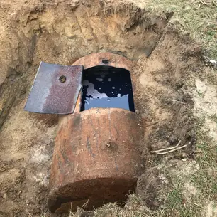 Oil tank inspection and replacement service for a Johnstown PA home by Yeager's Heating & Air Conditioning