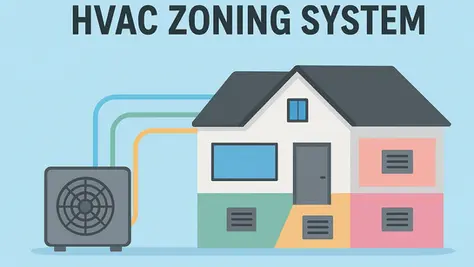HVAC zoning system control panel installed in a Somerset PA home by Van Bremen's Heat & Air