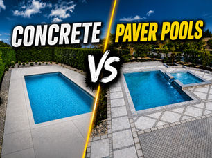 Stamped concrete pool deck installed by BRK Custom Concrete in Pittsburgh PA backyard