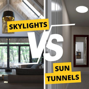 VELUX sun tunnel dome on an asphalt shingle roof of a Pittsburgh-area home