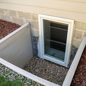 Professional basement egress window installation with waterproofing in North Huntingdon PA foundation