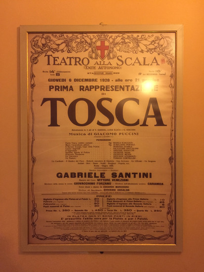 TOSCA Opernposter