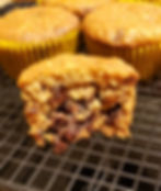 ★ Banana Muffins with Walnuts and Chocolate Chips